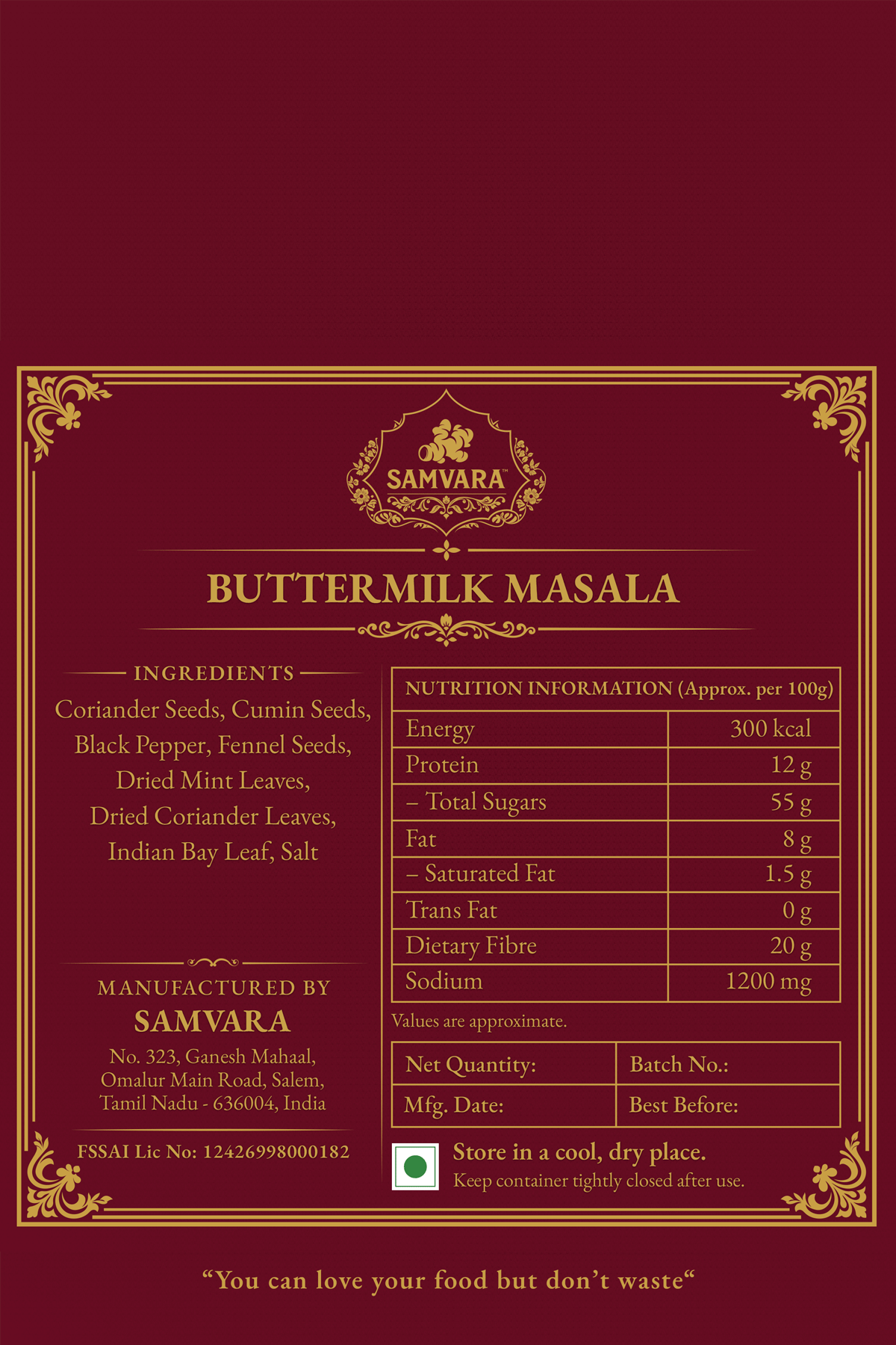 Butter Milk Masala