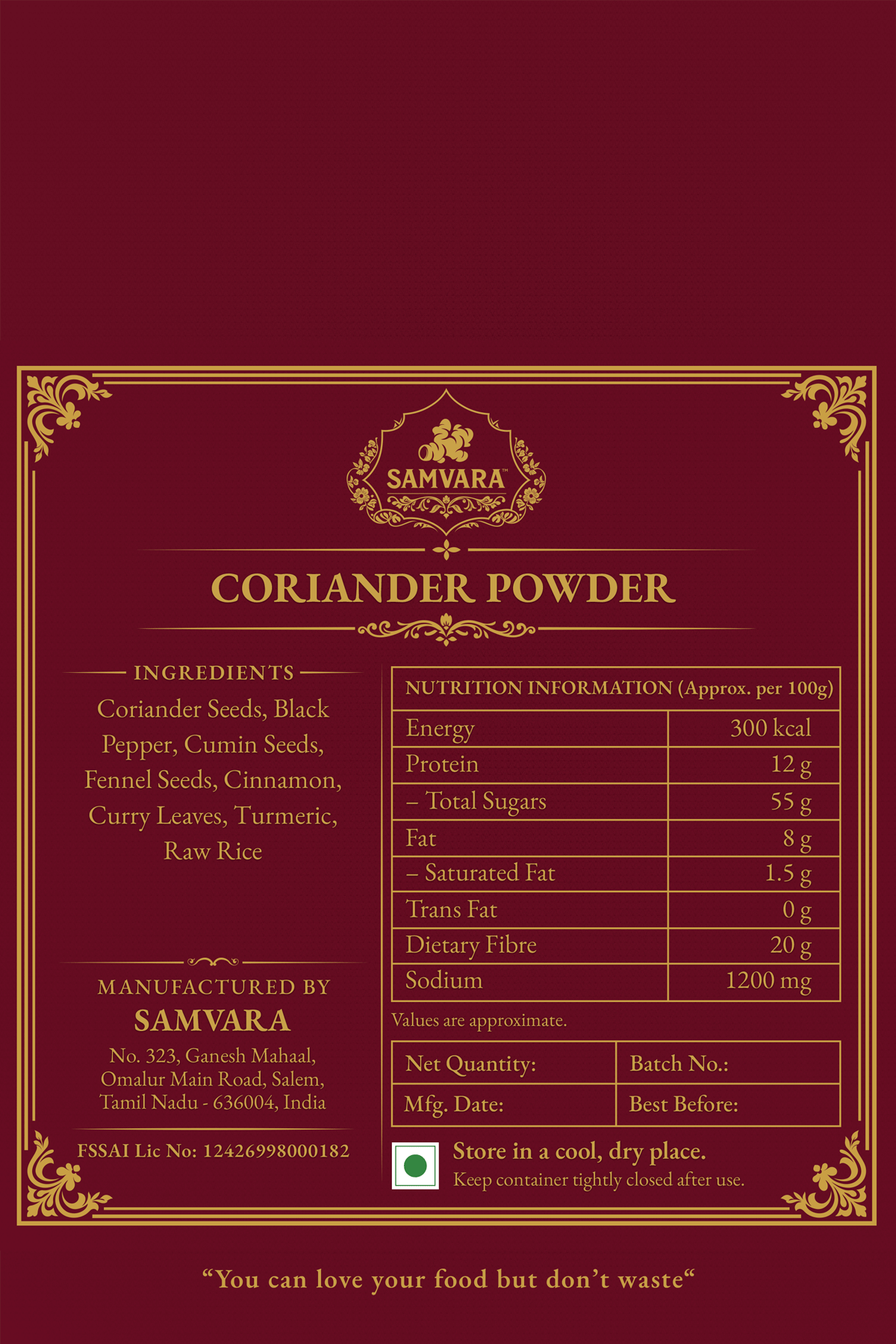 Coriander Powder