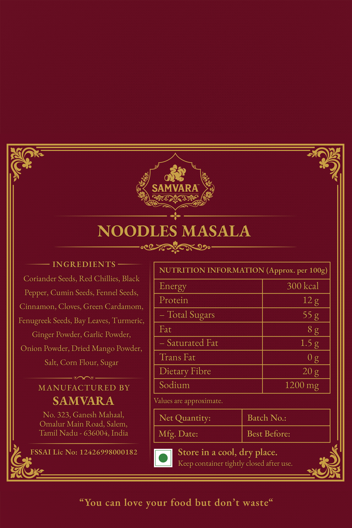 Noodles Masala