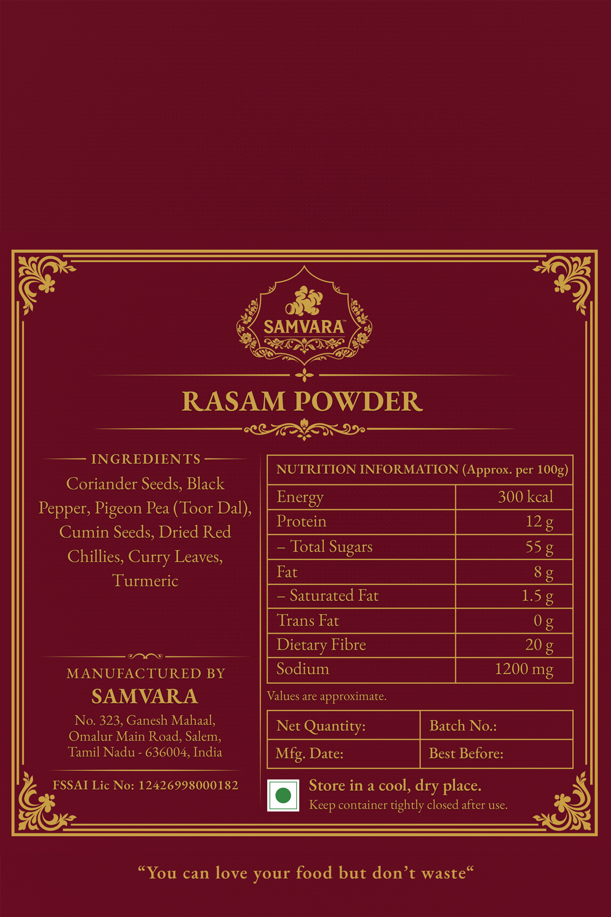 Rasam Powder
