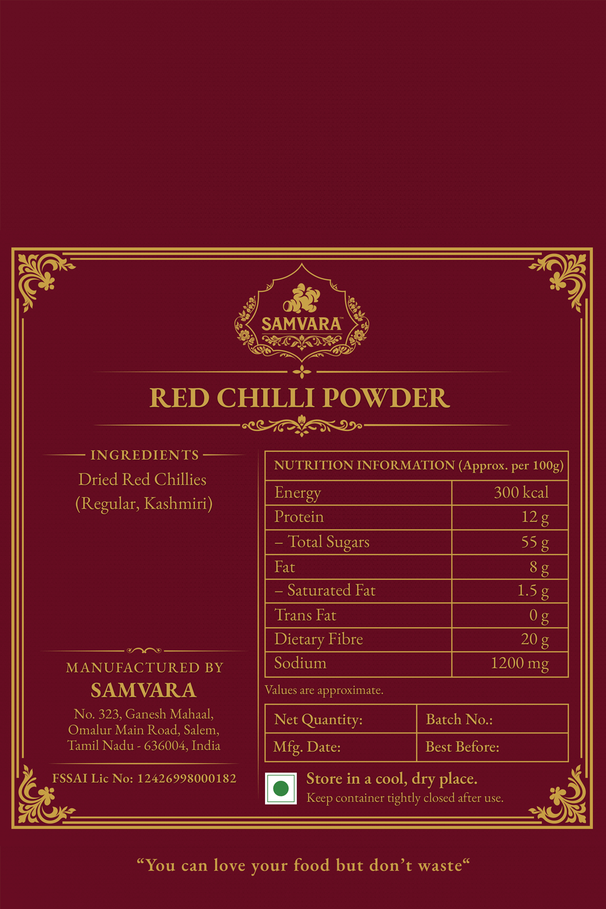 Red Chilli Powder